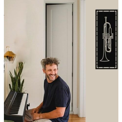 MIGNATIS Saxophone Design Metal Wall Decor - Inside a FrameKitchen Wall Decor, Office, Wall Decorations for Living Room