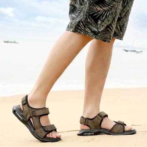 Sandals Outdoor Sandale Homme Cuir Summer Sandals&slippers Sandalias De Verano Para Hombre Unisex Sandals For Men 2020 Work