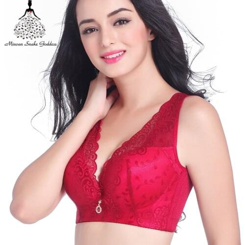 Sexy Lace Push Up Bra Brassiere Plus Size Bra Bralette Underwear For Women Big Size ABCD Cup BH Lingerie Wire Free Intimates