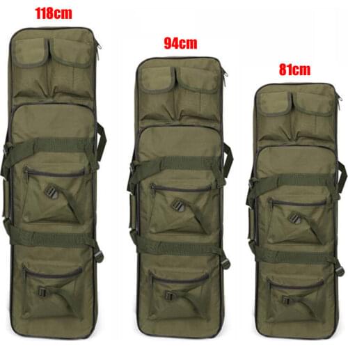Tactical Rifle Gun Airsoft Shot gun Carry Case Bag Backpack Military Carbine Air Rifle Gun Bag Outdoor Sport Hunting Bag Green