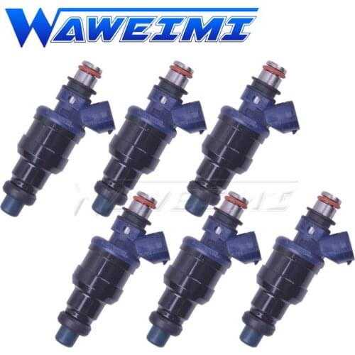 WAWEIMI Brand New 6x Fuel Injector OE 23250-02030 For Toyota Carina E AT190 4AFE AT191 7AFE 92-97 23250 02030 2325002030