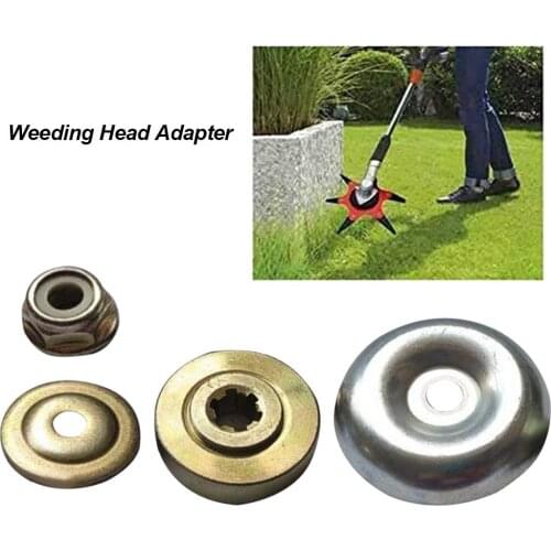 Universal Lawnmower Blade Adapter Nut Fixing Kit Metal Gearbox Blade Replacement Accessories For Lawn Mower Trimmer Brush Cutter