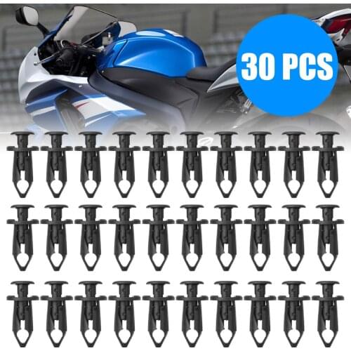 30pcs ATV Fender Clip Rivet High Quality Auto Fastener Clips For Suzuki KingQuad For Honda Rancher For Kawasaki For Polaris