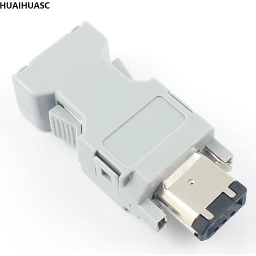 1pcs Firewire IEEE 1394 Female 6 Pin Position Solder Plug Connector For Cable