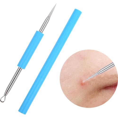 1pc Facial Acne Needle Face Care Stainless Steel Blackhead Comedone Acne Removal Skin Care Blemish Pimple Extractor Beauty Tools