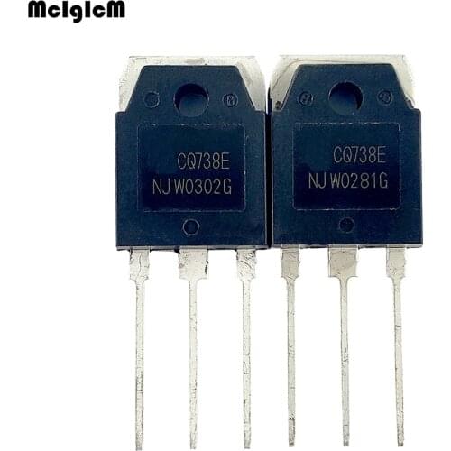 10pcs=5pair ( 5pcs NJW0281G + 5pcs NJW0302G ) NJW0281 NJW0302 TO-3P