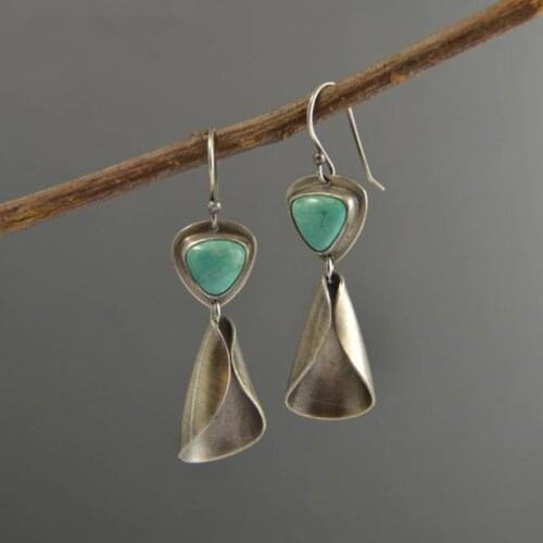 2019 Vintage Ethnic Wind Chime Dangle Earrings For Women Gifts Bohemian Drop Earings Wedding Brincos Statement Jewelry