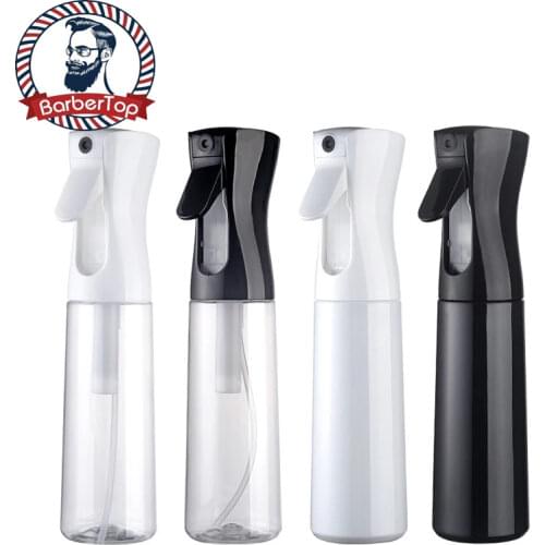 300ML Hairdressing Spray Bottle Alcohol Disinfection Sprayer Continuous Fine Mist Air Pressure Water Bottle Salon Styling Tool