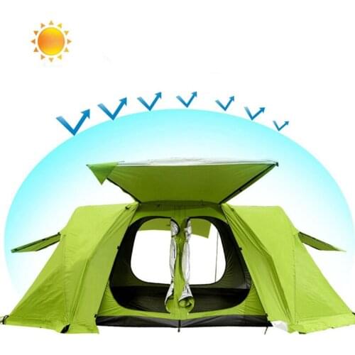 420*240*155cm Waterproof Moisture-proof Windproof Cold-proof outdoor Foldable Barraca De Acampamento Camping Tent Carpas Namiot