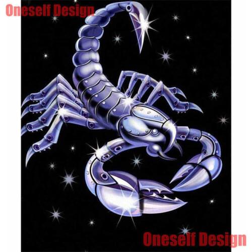 New Scorpion diamond painting full Scorpion christmas gift diamond embroidery full set children gift decorations wall sticker