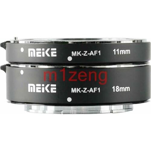 Auto focus AF macro extension tube ring11mm+18mm for Nikon z mount z6 z7 z50 mirrorless Camera