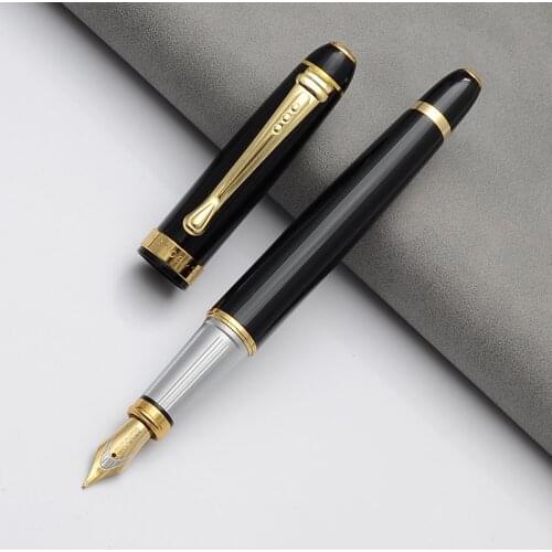 BAOER Fountain Pen Luxury Black Ink Pen Dolma Kalem Caneta Tinteiro Pena Plumas Estilográficas Encre De Chine Pour Calligraphie