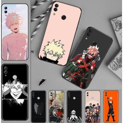 Katsuki bakugo my hero academia Phone Case For Huawei Honor view 7a5.45inch 7c5.7inch 8x 8a 8c 9 9x 10 20 10i 20i lite pro