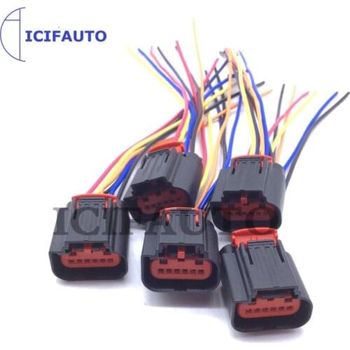 Mass Air Flow Sensor Meter Plug Pigtail Connector Wire For Mercury Mazda Lincoln Ford Focus Fusion Taurus Fiesta E-150 AFH60M-20