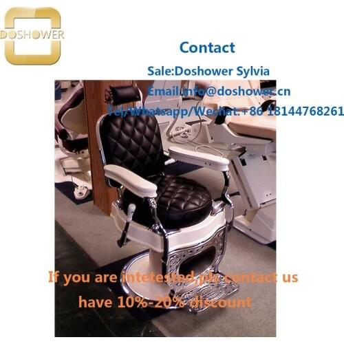 Doshower DS-T250 salon equipment barber chairs vintage with hydraulic barber chair parts for barber chair massage bed