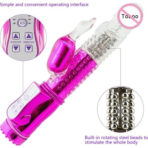 G Spot Dildo Rabbit Vibrator Masturbator Sex Toy for Women Butterfly Soft Silicone Vibrator Dildo Vibrator with 8-Frequency