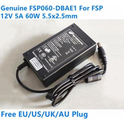 Genuine FSP FSP060-DBAE1 60W 12V 5A AC Switching Power Adapter For ASUSTOR AS-202TE FSP060-DBAB1 Laptop Power Supply Charger