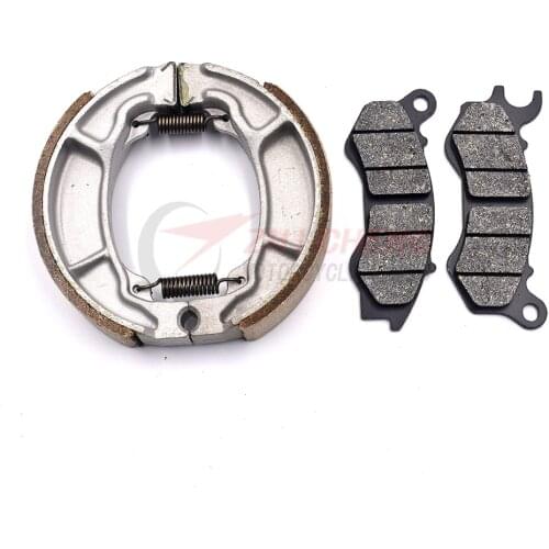 Motorcycle Front Rear Brake Pads Drum Shoe Set For Honda PCX 125 PCX125 2010 2011 2012 2013 Vision NSC110 NSC 110 PCX150 PCX 150