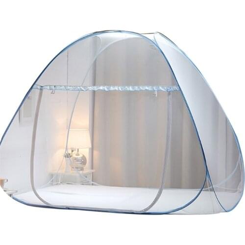 Portable Automatic Pop-Up Mosquitoes Net Folding Student Bunk Netting Tent Bed