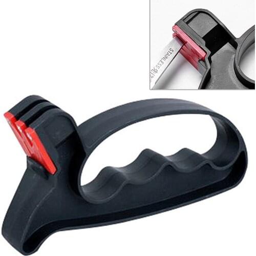 Practical Professional Knife Knife Sharpener 2 In 1 Handheld Knife Scissor Sharpening Tool Grindstone Knife Stone Kitchen Tools