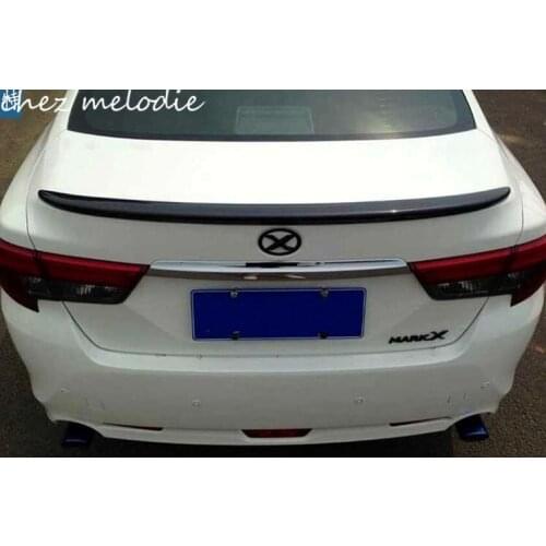 Real Carbon Fiber Car Rear Trunk Spoiler Wing For TOYOTA Mark-X/REIZ 2010-2016, no drilling needed