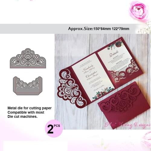 Rose Lace Scrapbooking Metal Cutting Dies New Flower Crafts Die Cut For DIY Scrapbooking Paper Cards Making Embossing