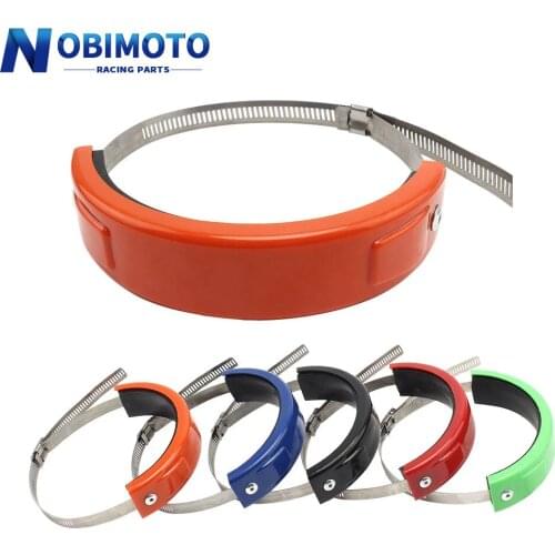 Universal Fit 100MM-140MM Oval Exhaust Protector Can Cover For EXC-F/EXC/SX-F 450/350/530/525/500 Motorcycle Accessories