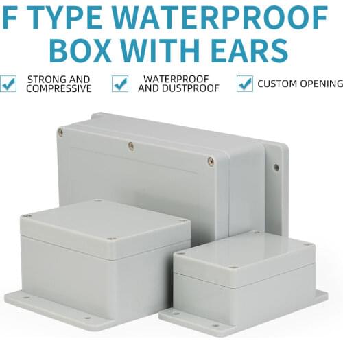 Waterproof Electrical Junction Box Wall mount Outdoor Sealed Clear cover Plastic Enclosure Case Electrical Distribution boxes