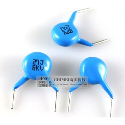 High-voltage ceramic capacitors 6KV 27P 27J LCD TV backlight capacitor