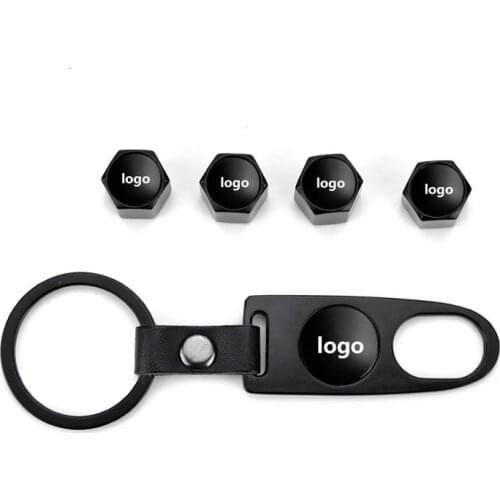 4pcs Car Tire Valve Stem Caps Theftproof Valve caps Car Styling Car Wheel Tires Valves Tyre Stem Air Caps Car Accessories Black