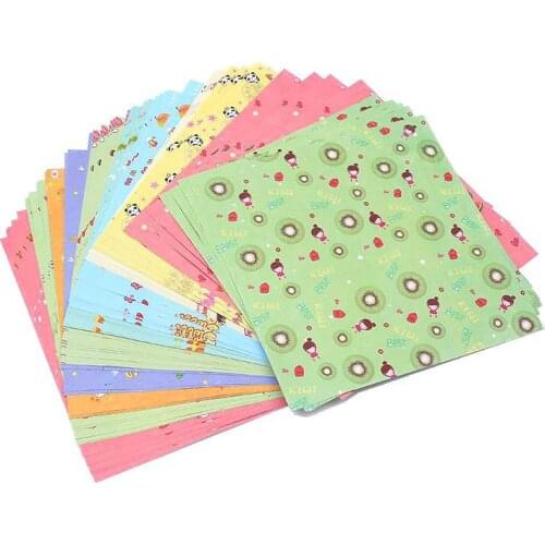 72Piece colorful printing paper square children DIY origami lucky dove origami craft paper 15cm*15cm