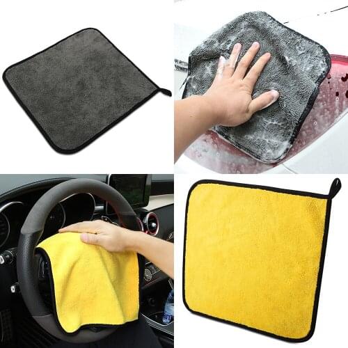 30*30cm Car Soft Microfiber Cleaning Towel for Suzuki SX4 SWIFT Alto Liane Grand Vitara Jimny S-Cross