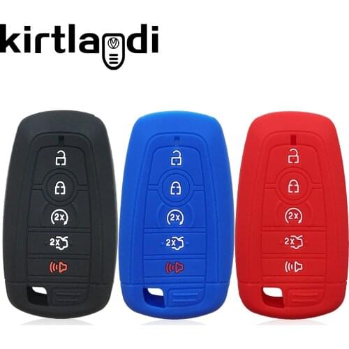 Car Key Cover Holder for Ford Mustang 2020 Fusion Mondeo Explorer Edge EcoSport for Lincoln MKC MKZ MKX Key Case Car Accessories