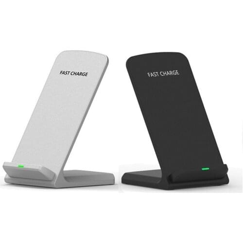 1pc 10W Qi Wireless Charging Stand Dock Fast Wireless Charger Phone Holder for Smartphone