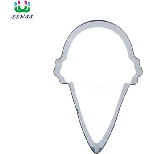 Large Ice Cream Cones Shape Cake Decorating Fondant Cutters Tools,Dessert Cookie Biscuit Baking Molds,Direct Selling