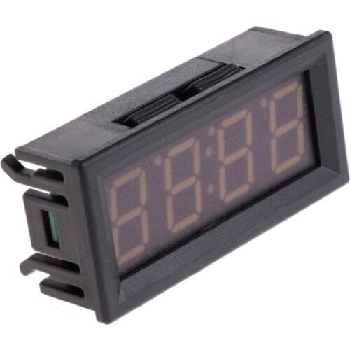 Digital Car LED Electronic Clock Time Temperature Voltage 3 in 1 Meter 12V 5-20V