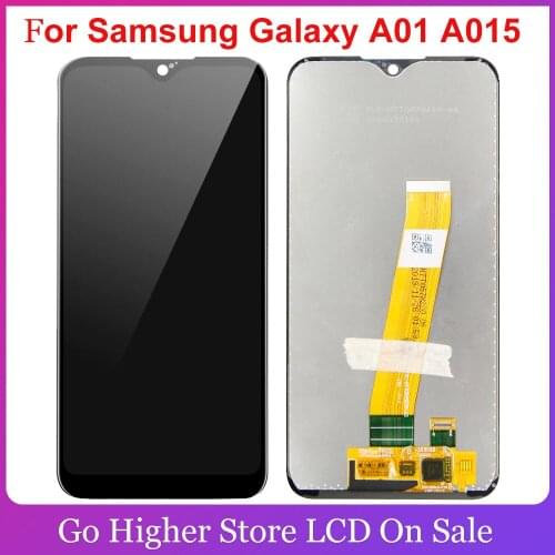 For Samsung Galaxy A01 A015 LCD Display with Touch Screen Assembly SM-A015F SM-A015DS A015G A015DS + Frame with kit