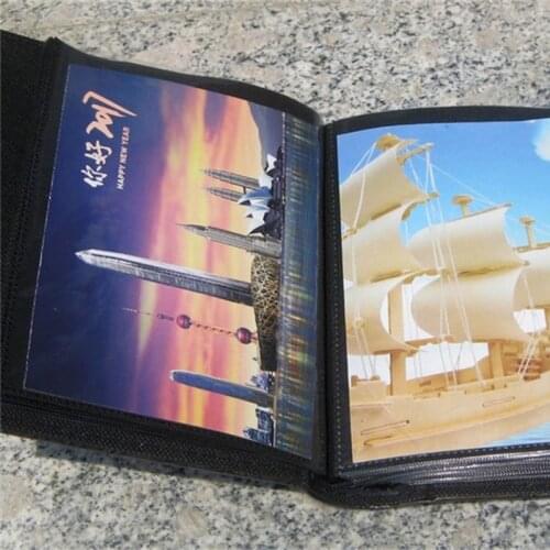 High quality 100 photos PU Leather Photo Album Vintage Carved Handmade DIY Insert Scrapbook Foto s Flush Mount foto