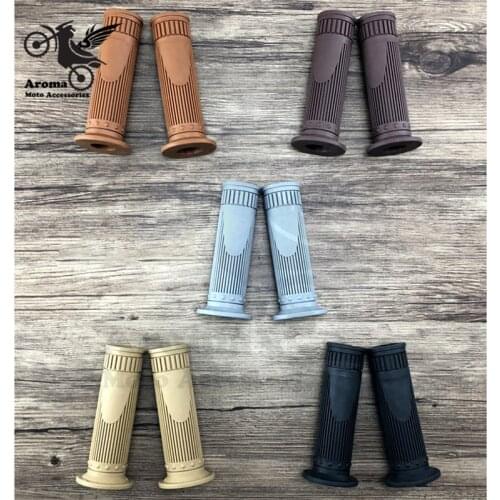 Hot universal soft rubber 22mm 7/8" moto handlebar For Honda Kawasaki Yamaha Suzuki KTM BMW MX universal classic motorcycle grip