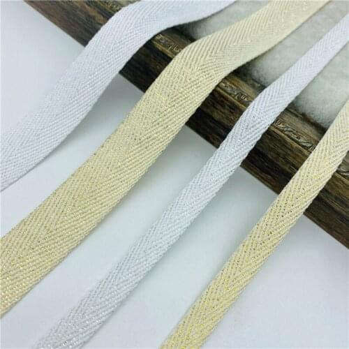 5yards/Lot 100% Cotton Ribbon Hserring Bone Handmade Ribbon Wedding Christmas Decoration DIY Sewing Fabric Crafts