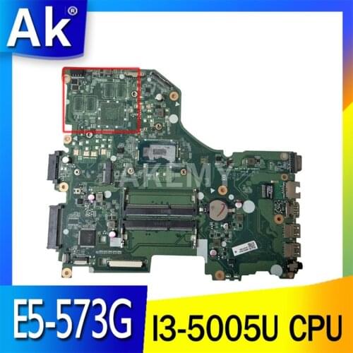 For ACER Aspire E5-573 E5-573G Laptop motherboard I3-5005U CPU DA0ZRTMB6D0 With GT920 GPU Mainboard