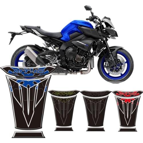 Motorcycle 3D Fuel Tank Protective Stickers Decals For Yamaha MT-10 2016-2017 Tank Protective Stickers