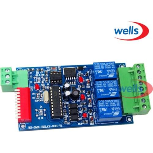 Wholesale 3CH DMX 512 RELAY OUTPUT , LED dmx512 Decoder Controller ,Relay Switch Controller