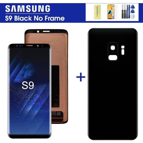 ORIGINAL SUPER AMOLED Replacement for SAMSUNG Galaxy S9 LCD Touch Screen Digitizer with Frame S9 Plus LCD G960 G965 Digitizer