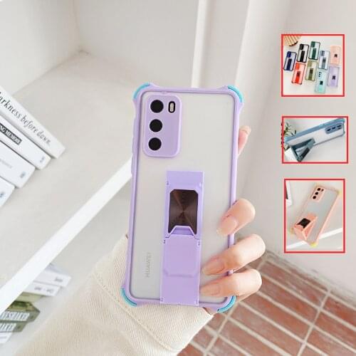 Shockproof Car Holder Ring Stand Phone Case For OPPO Realme 7 GT F19 Find X3 Neo Reno 5 Reno5 Z K Pro Plus Lite Soft Cover Coque