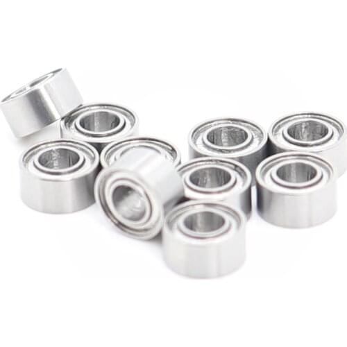 R133zz Bearing ABEC-1 (100 PCS) 2.38*4.762*2.38 mm Deep Groove R133zz Ball Bearings 3/32"x 3/16"x 3/32" inch
