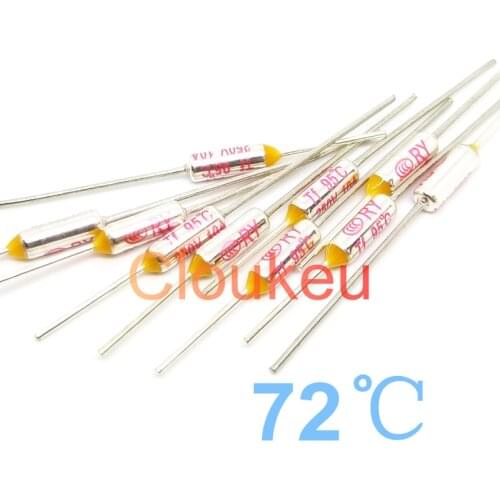 RY Tf 72C 250V10A Metal temperature fuse 72 Centigrade