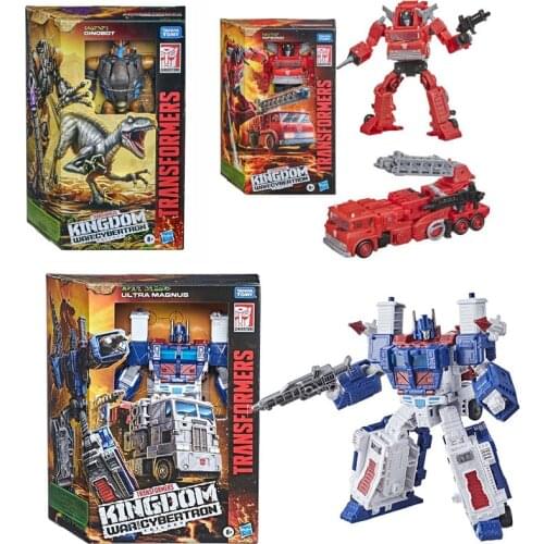 Hasbro Transformers War Voor Cybertron Kingdom Serie Inferno Ultra Magnus Dinobot Action Figures Model Toy Voor Kinderen Gift