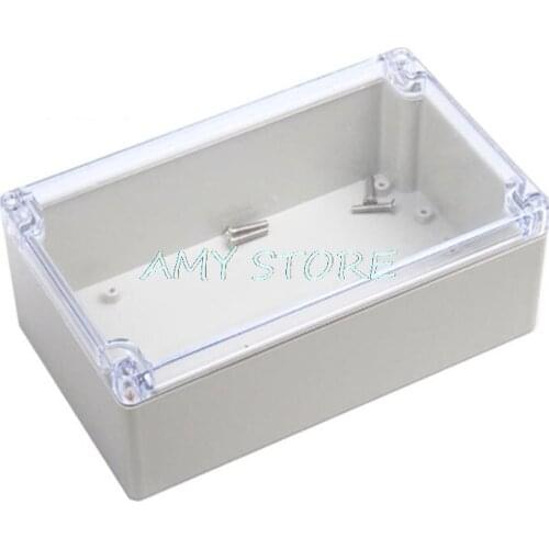 Waterproof Rainproof Enclosure Case Clear Cover Plastic Electronic Project Instrument Sealing Box 158mmx90mmx60mm
