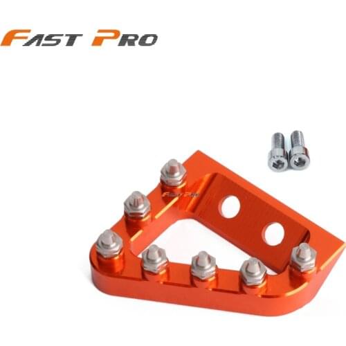Motorcycle CNC Rear Brake Pedal Step Plate Tip For KTM EXC EXCF SX SXF XC XCF XCW TPI 125 150 200 250 350 450 500 2017-2020